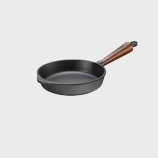 Poêle sauteuse 20 cm - Poignée en hêtre