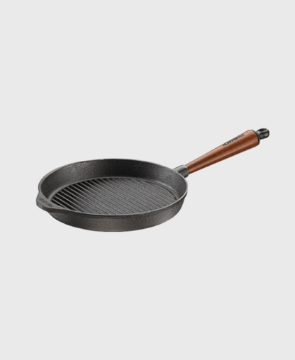 Poêle à griller 22 cm - Poignée en hêtre