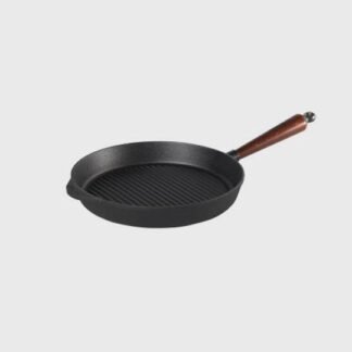 Poêle à griller 25 cm - Poignée en hêtre