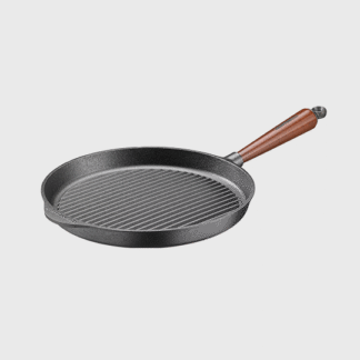 Poêle à griller 28 cm - Poignée en hêtre