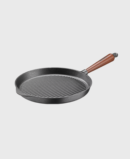 Poêle à griller 28 cm - Poignée en hêtre