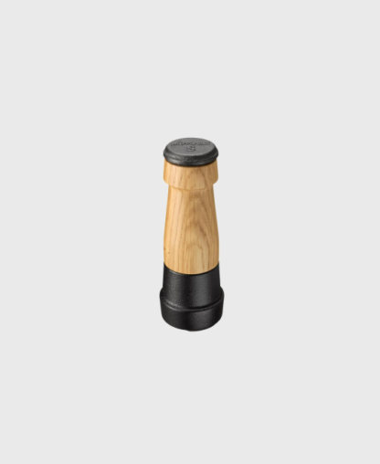Moulin à sel 18 cm en fonte et en bois de chêne