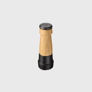 Moulin à poivre 18 cm en fonte et en bois de chêne