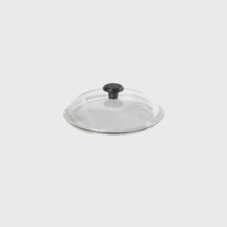 Couvercle en verre borosilicate 24 cm – Poignée en fonte