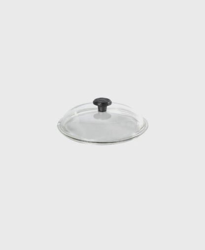 Couvercle en verre borosilicate 24 cm – Poignée en fonte