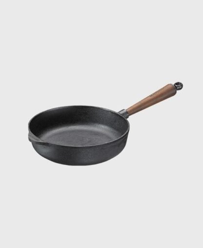 Poêle sauteuse 25 cm - Poignée en noyer