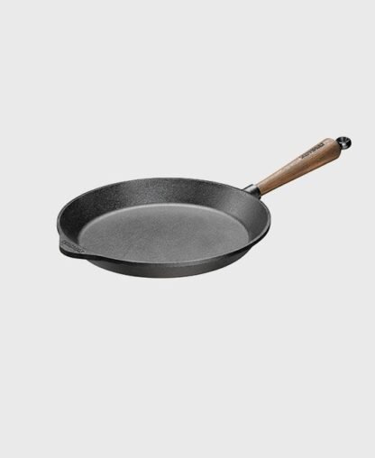 Poêle à frire 28 cm - Poignée en noyer