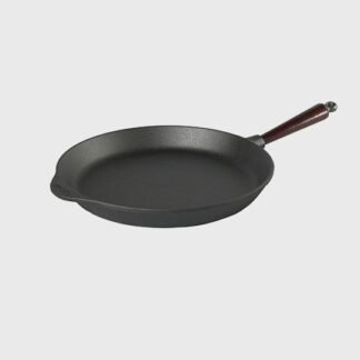 Poêle à frire 36 cm - Poignée en hêtre