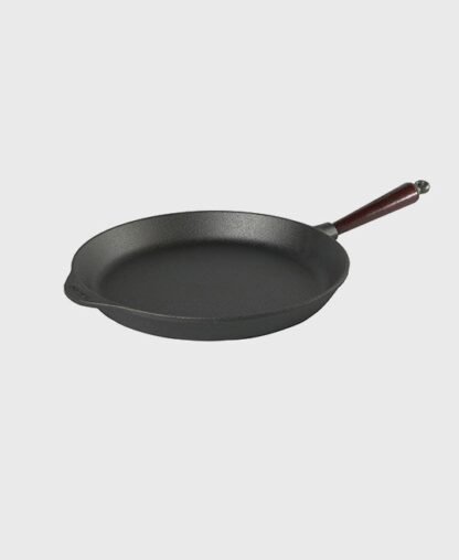 Poêle à frire 36 cm - Poignée en hêtre