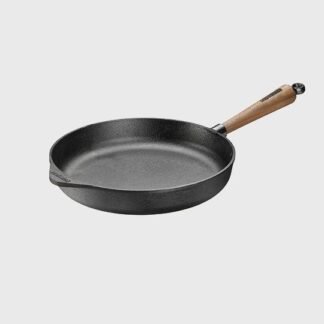 Poêle sauteuse 30 cm - Poignée en noyer