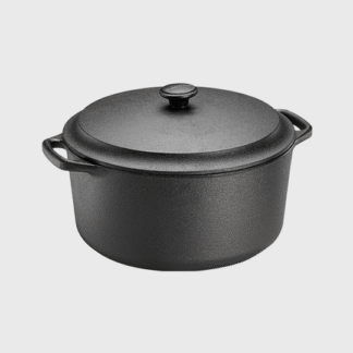Cocotte ronde en fonte 7L avec couvercle en fonte