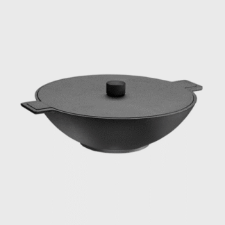 Wok en fonte 34 cm « NOIR »