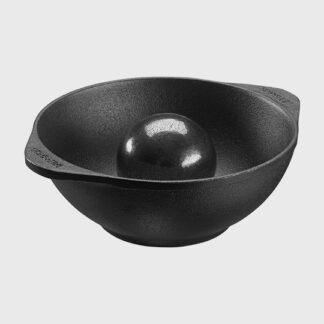 Broyeur à boule et son bol en fonte