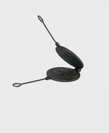 Fer à bricelet en fonte 14 cm sans revêtement