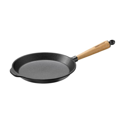 Poêle sauteuse 24 cm - Poignée chêne - Collection TRADIONNELLE