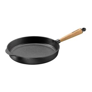 Poêle sauteuse 28 cm – Poignée chêne